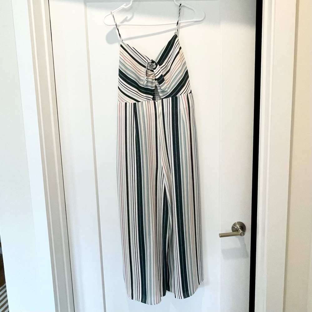 Xhilaration Striped Jumpsuit